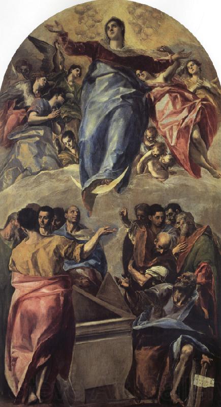 El Greco Assumption of the Virgin Norge oil painting art